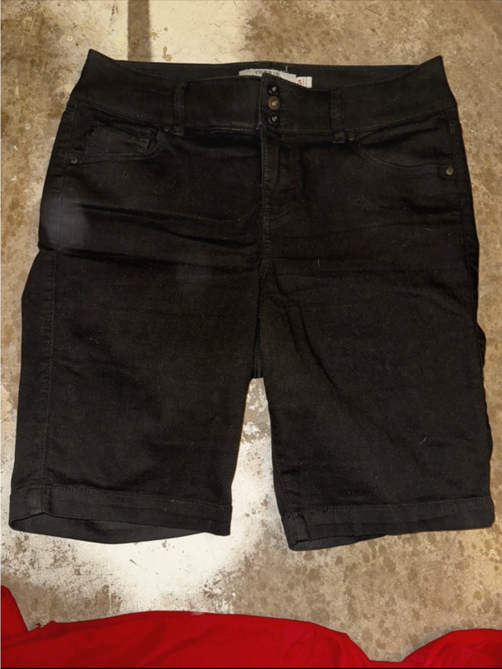 Torrid black shorts size 14